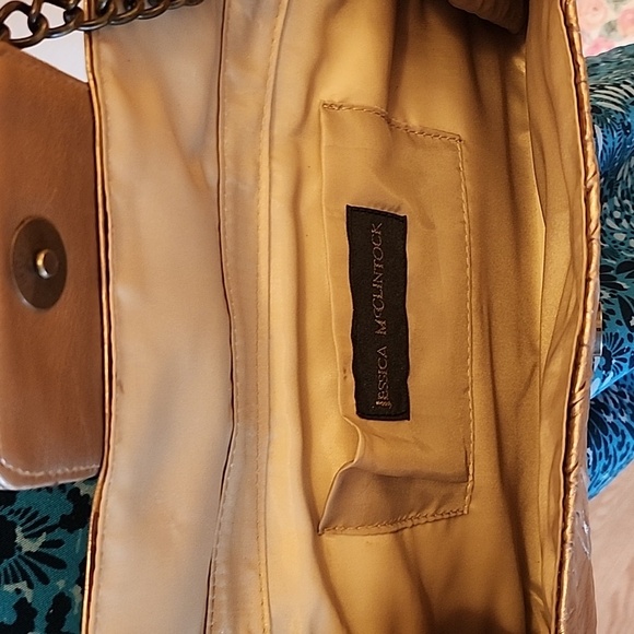 Vintage Jessica McClintock Dark Gold Shoulder Bag, EUC - Picture 14 of 14